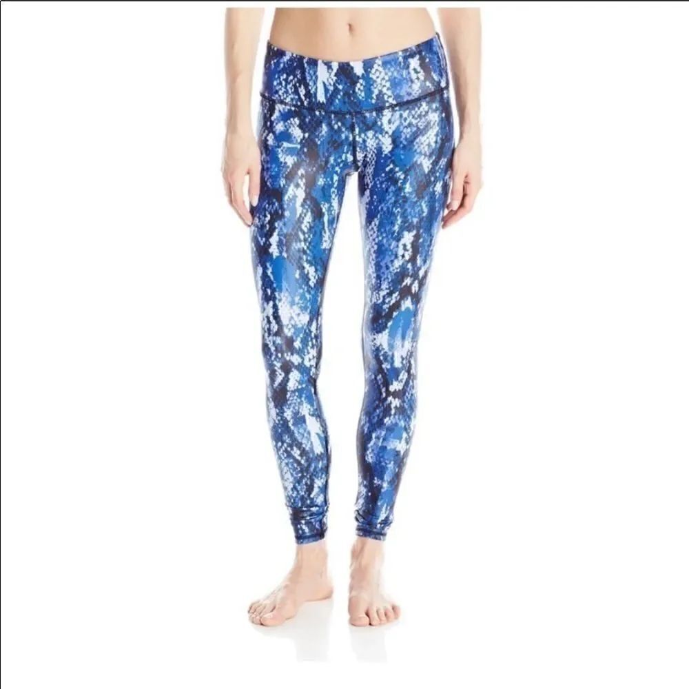 euc Alo Yoga airbrush python print leggings sz xs